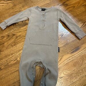 Little Bipsy Tan Waffle Knit Top